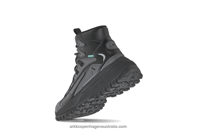 Men Apaze Hightop Leather HL T-S19 Black Castlerock ARKK Copenhagen ZN2641