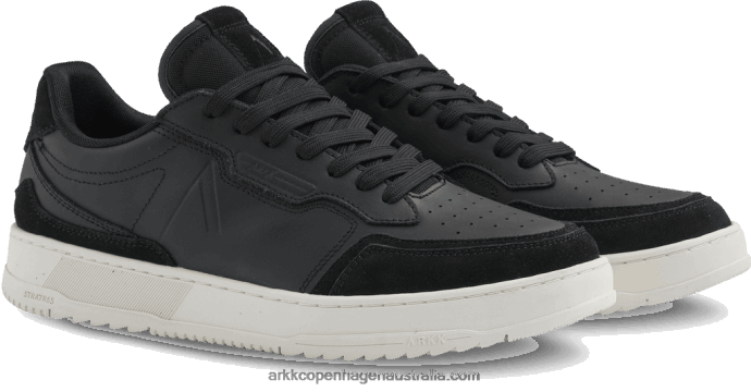 Men Novaklass Leather Startr65 Black Marshmallow ARKK Copenhagen ZN26104