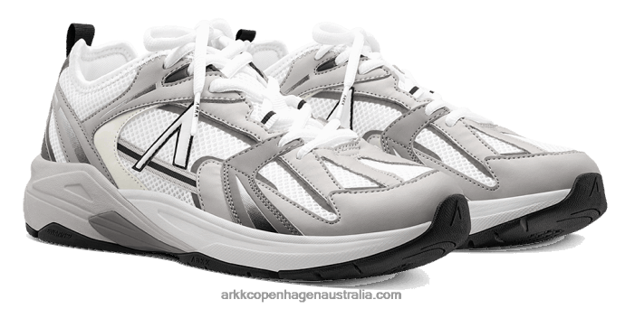 Men Oserra Mesh S-SP White Wind Grey ARKK Copenhagen ZN2661