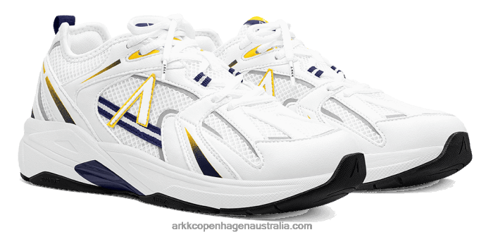 Men Oserra Mesh S-SP White Yellow ARKK Copenhagen ZN2659