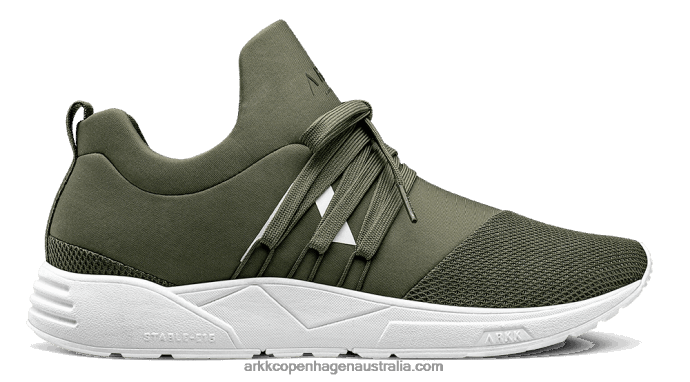 Men Raven Mesh PET S-E15 Dark Army White ARKK Copenhagen ZN2681