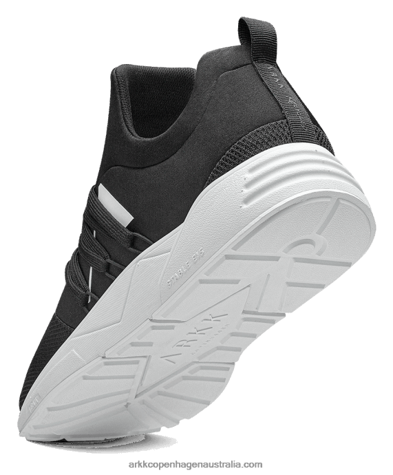 Men Raven Mesh PET S-E15 Jet Black White ARKK Copenhagen ZN2686