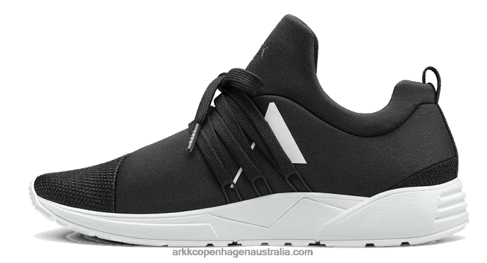 Men Raven Mesh PET S-E15 Jet Black White ARKK Copenhagen ZN2686