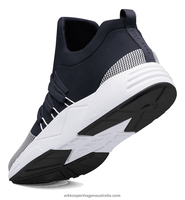 Men Raven Mesh PET S-E15 Midnight White ARKK Copenhagen ZN2683