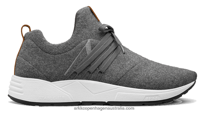 Men Raven Wool S-E15 Dark Grey Brown ARKK Copenhagen ZN2652