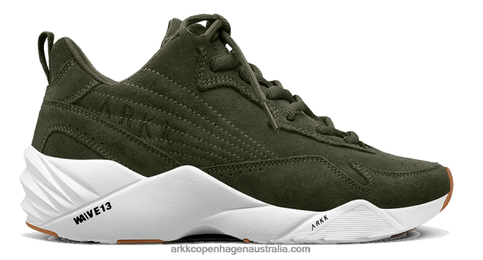 Men Tencraft Suede W13 Dark Army Gum ARKK Copenhagen ZN2656