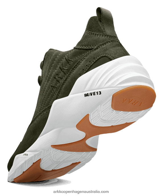 Men Tencraft Suede W13 Dark Army Gum ARKK Copenhagen ZN2656