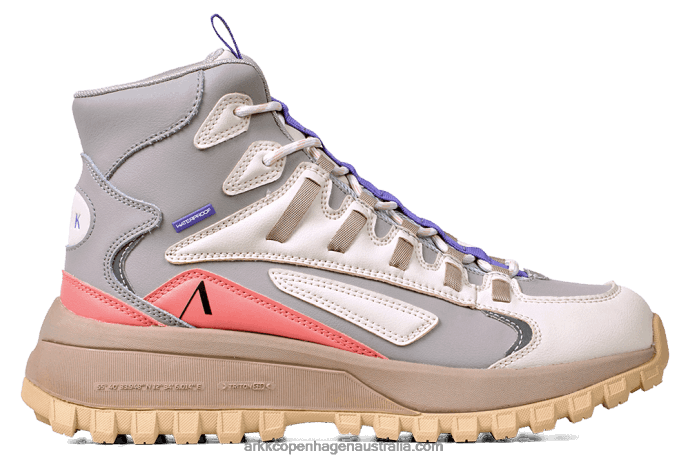 Women Apaze Hightop Leather HL T-S19 Ash Sand ARKK Copenhagen ZN26152