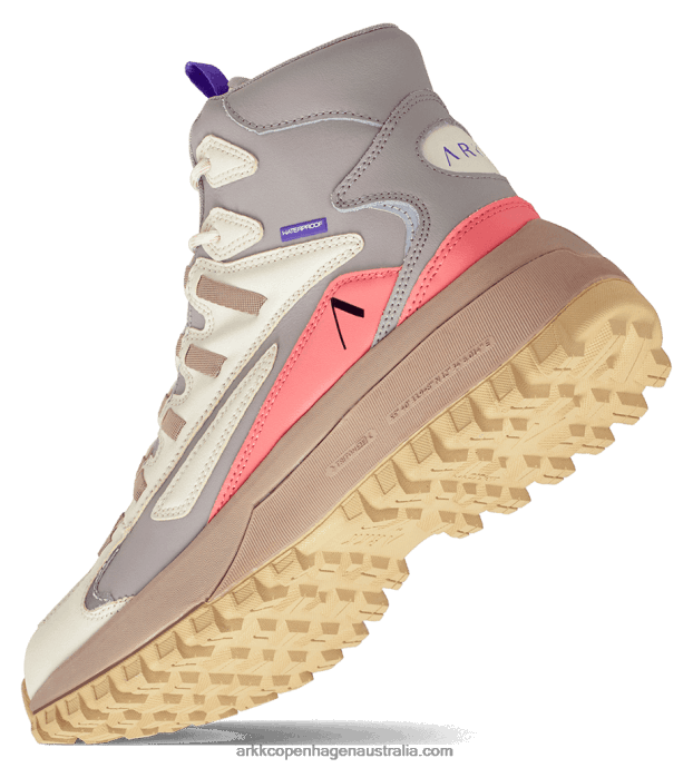 Women Apaze Hightop Leather HL T-S19 Ash Sand ARKK Copenhagen ZN26152