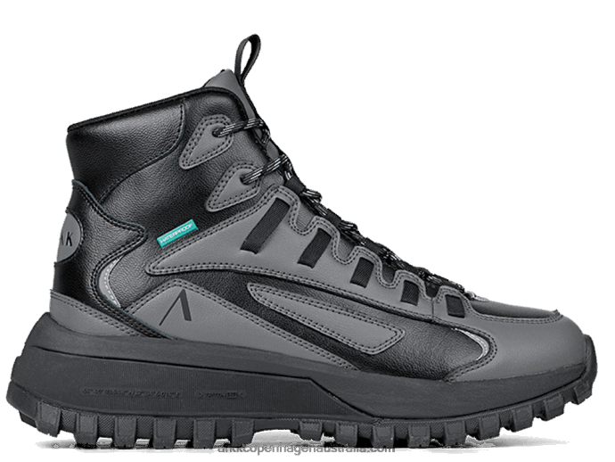 Women Apaze Hightop Leather HL T-S19 Black Castlerock ARKK Copenhagen ZN26163