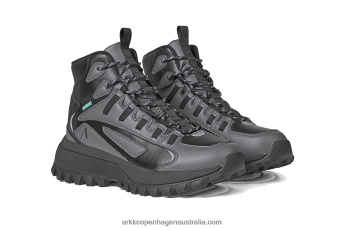 Women Apaze Hightop Leather HL T-S19 Black Castlerock ARKK Copenhagen ZN26163
