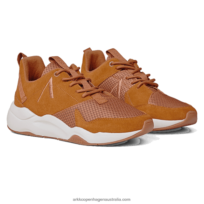 Women Asymtrix Suede 3.0 F-PRO90 Brown Marshmallow Gum ARKK Copenhagen ZN26156
