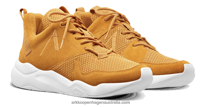 Women Asymtrix Suede 3.0 F-PRO90 Mustard ARKK Copenhagen ZN26207