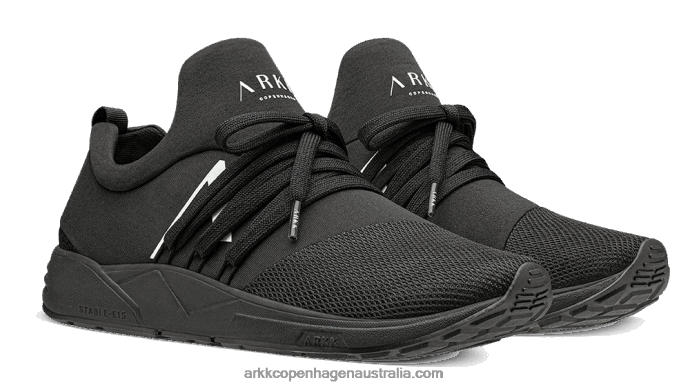 Women Raven Mesh PET S-E15 All Black White ARKK Copenhagen ZN26231