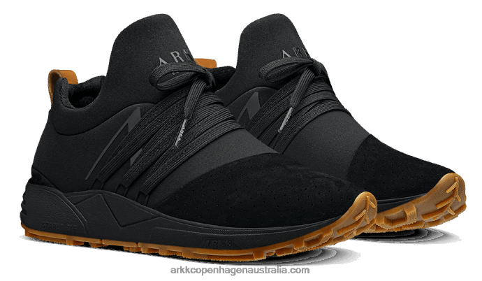 Women Raven Nubuck S-E15 Vibram Black Brown Gum ARKK Copenhagen ZN26201